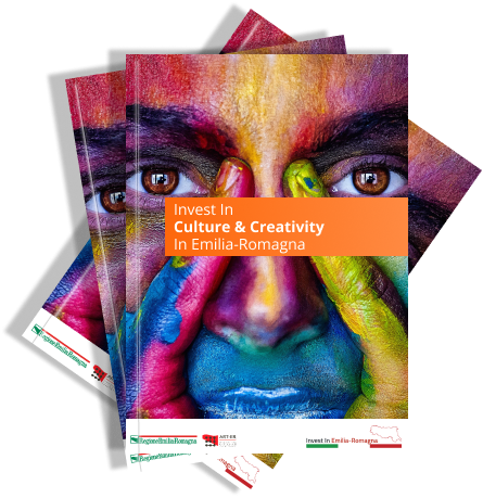 Cover "Invest in Culture & Creativity in Emilia-Romagna"